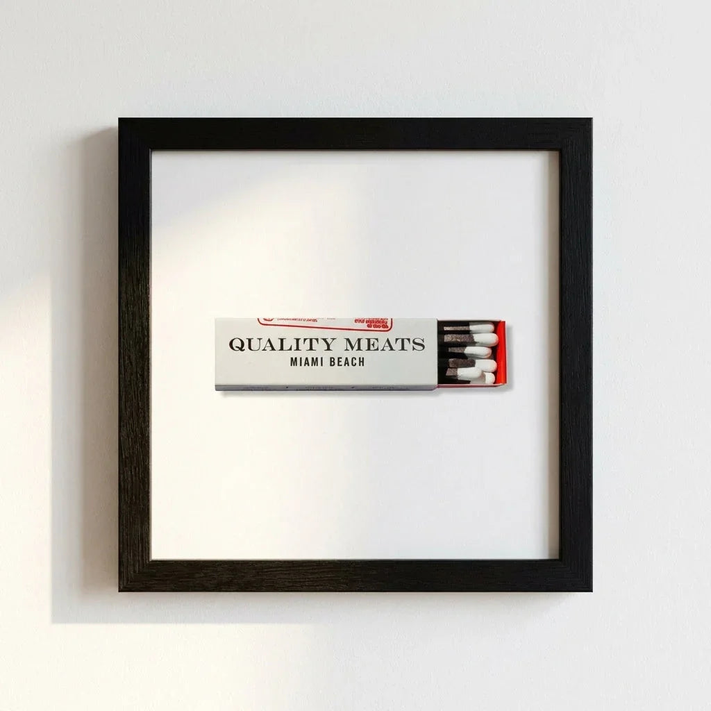 Quality Meats Framed Print