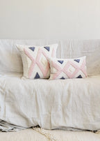 Quartz Cross Throw Pillow Kanju Interiors