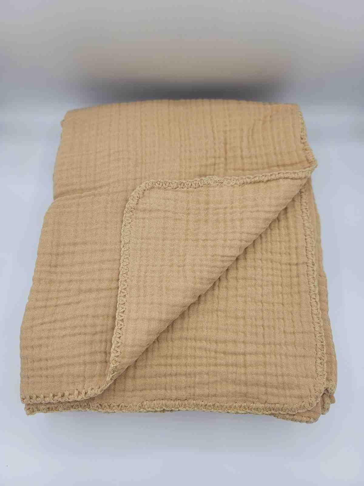 Quilted 4 Layers Muslin Blanket