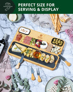 Cheese Board with Slate Plate Royal Craft Wood