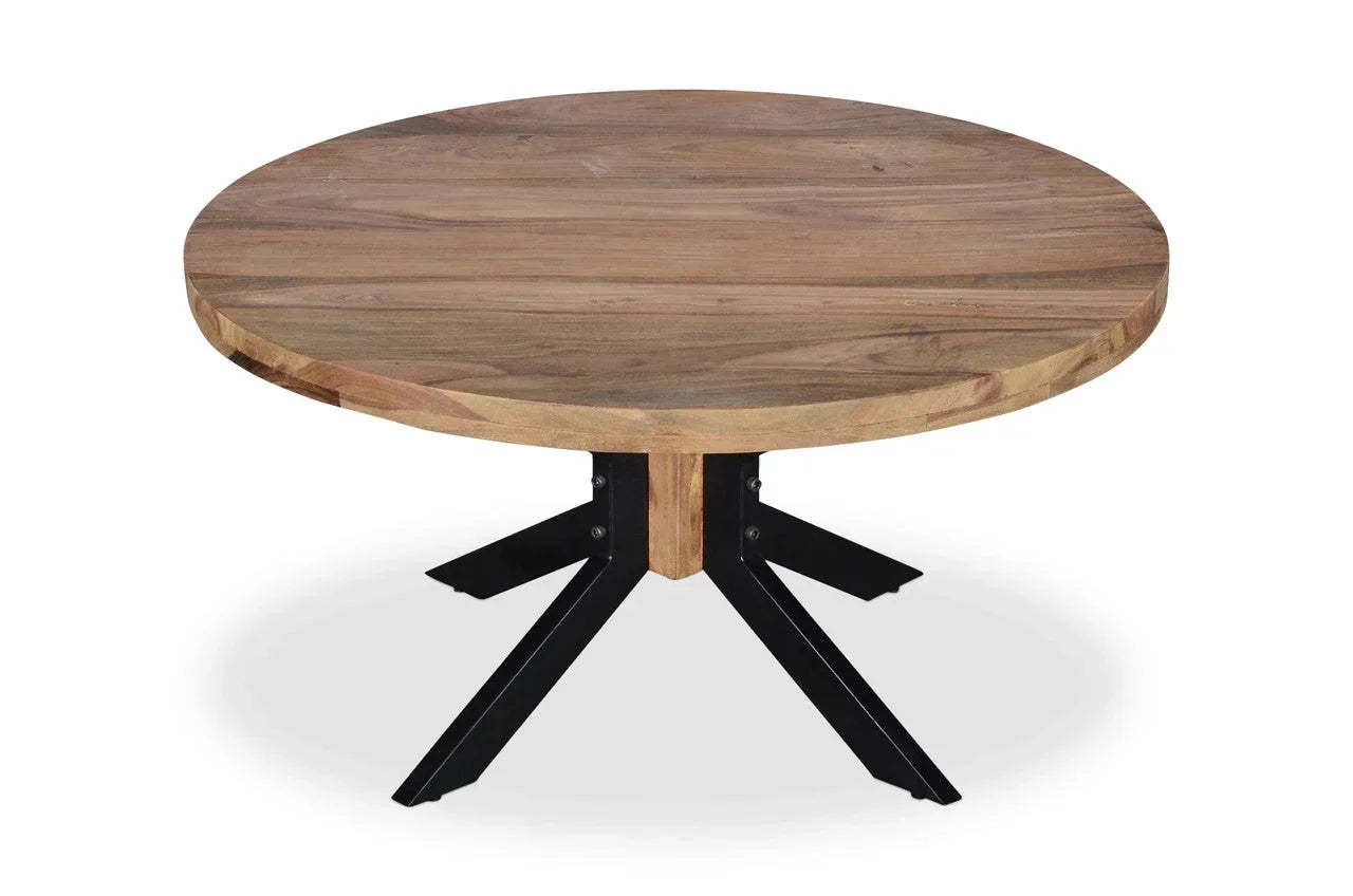 ROOT Sheesham Wood Round Coffee Table