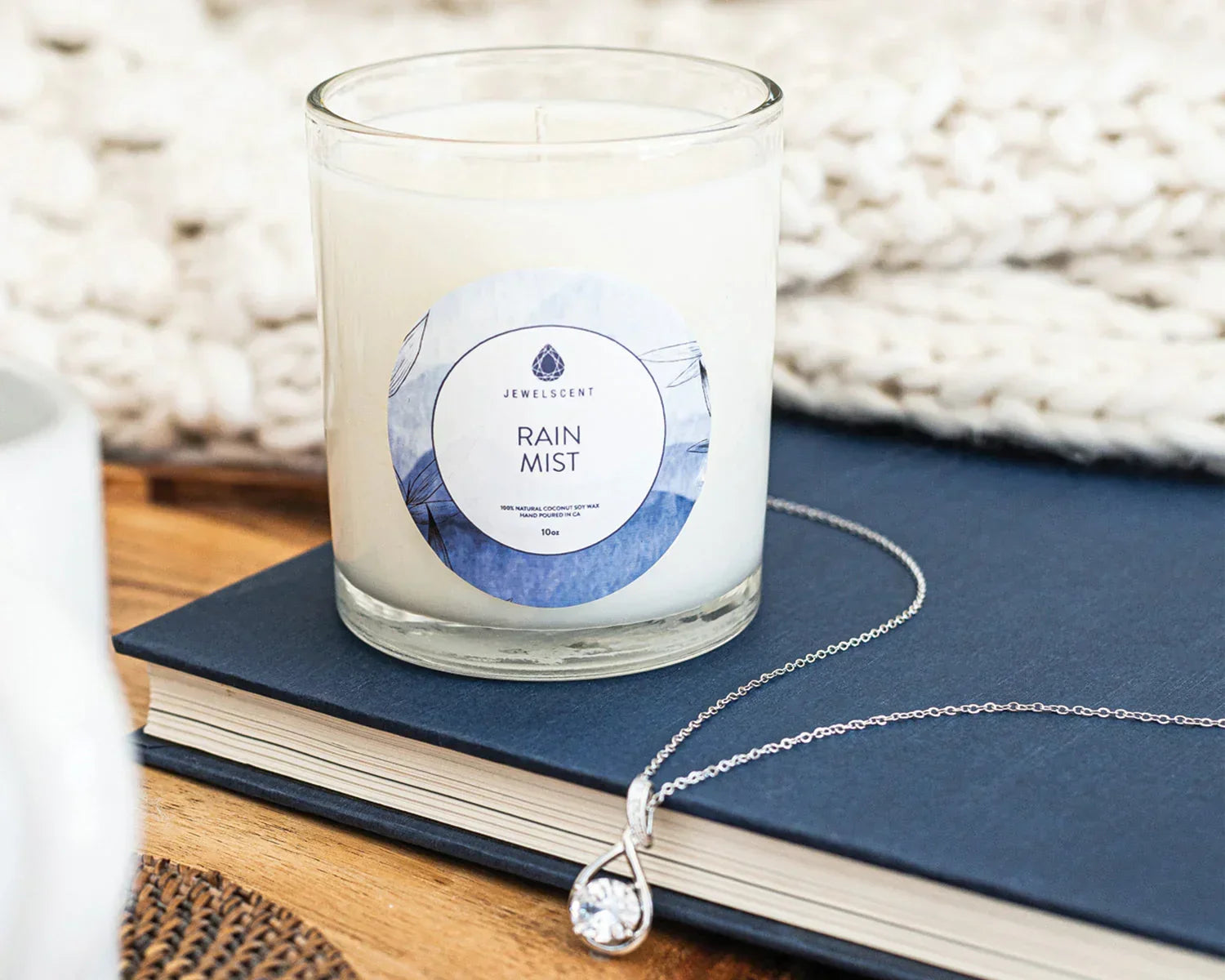 Rain Mist 10oz Signature Jewelry Candle JewelScent