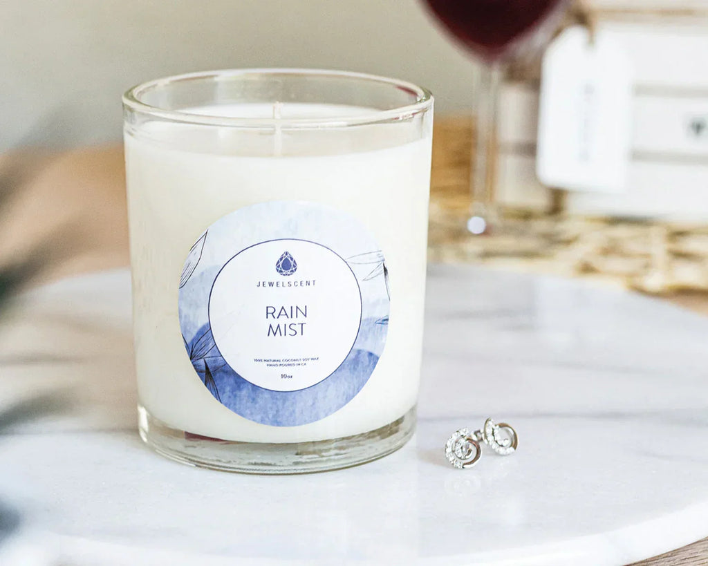 Rain Mist 10oz Signature Jewelry Candle JewelScent