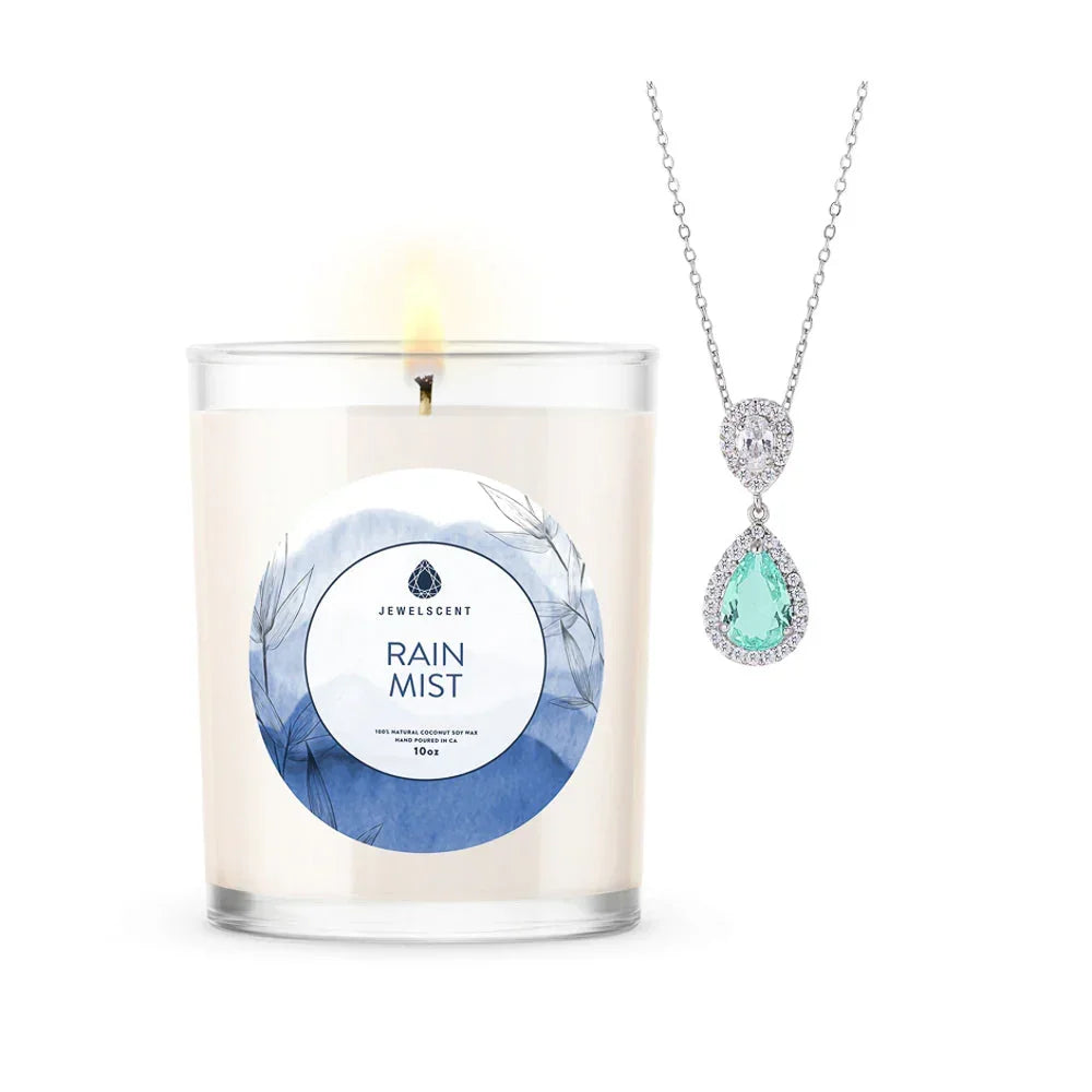 Rain Mist 10oz Signature Jewelry Candle JewelScent