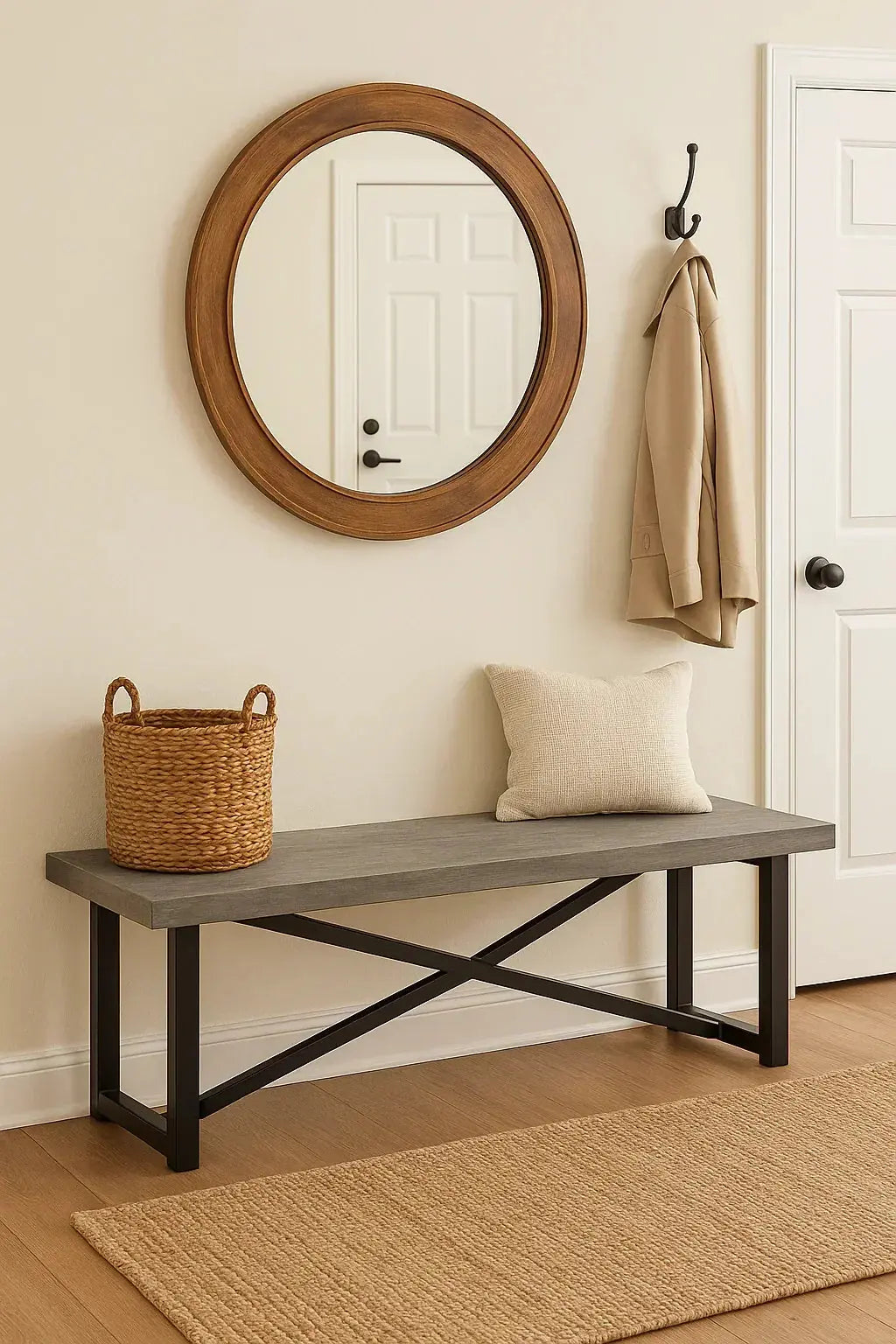 Raven Grey Dining bench
