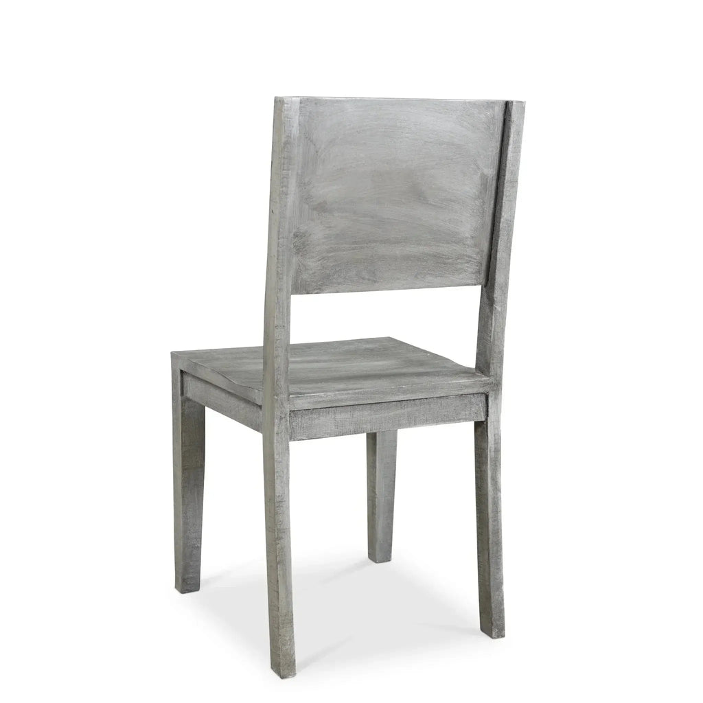 Raven Grey Mango Wood Dining Chair- set of 2