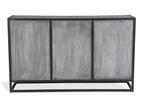 Raven Mango Wood Sideboard With Black Iron