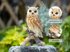Realistic Garden Owl Statue - Resin Outdoor Yard Decor with Lifelike Brown and White Feathers, Ideal for Bird Lovers & Nature Enthusiasts, Perfect Father'S Day Gift, Garden Decoration | Lifelike Owl Statue | Detailed Feather House Of Avana [[SKU:HOA-GSC-400]]