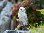 Realistic Garden Owl Statue - Resin Outdoor Yard Decor with Lifelike Brown and White Feathers, Ideal for Bird Lovers & Nature Enthusiasts, Perfect Father'S Day Gift, Garden Decoration | Lifelike Owl Statue | Detailed Feather House Of Avana