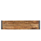 Reclaimed Mango wood Bench with Metal legs