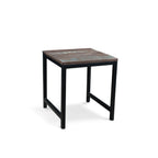 Reclaimed Wood Metal Nesting Table