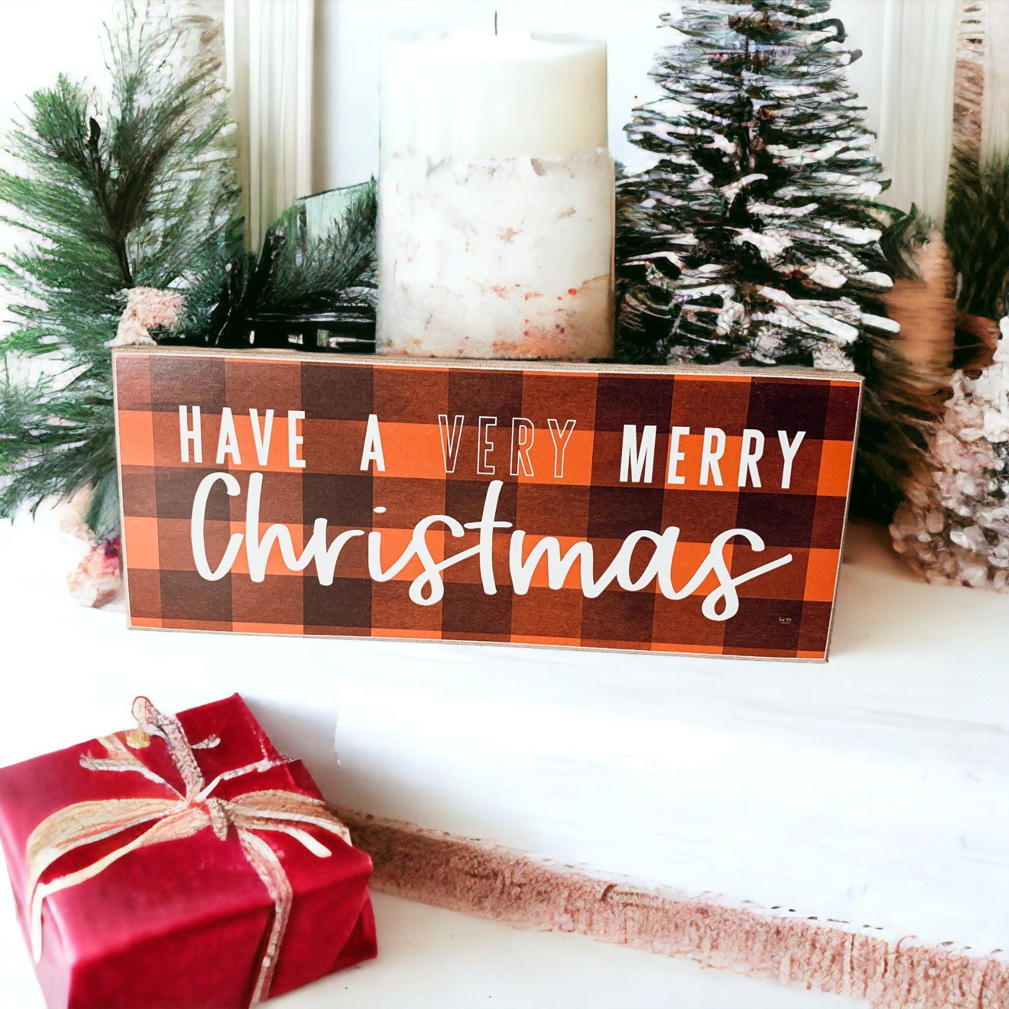 Red Buffalo Christmas Sign Gia Roma