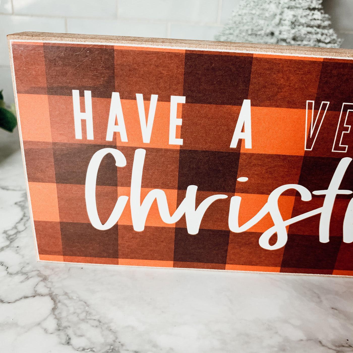Red Buffalo Christmas Sign Gia Roma