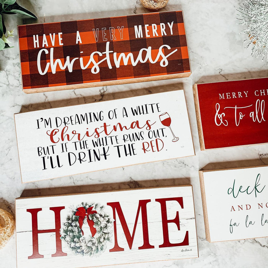 Red Buffalo Christmas Sign Gia Roma
