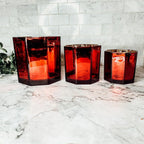 Red Candle Vase Gia Roma