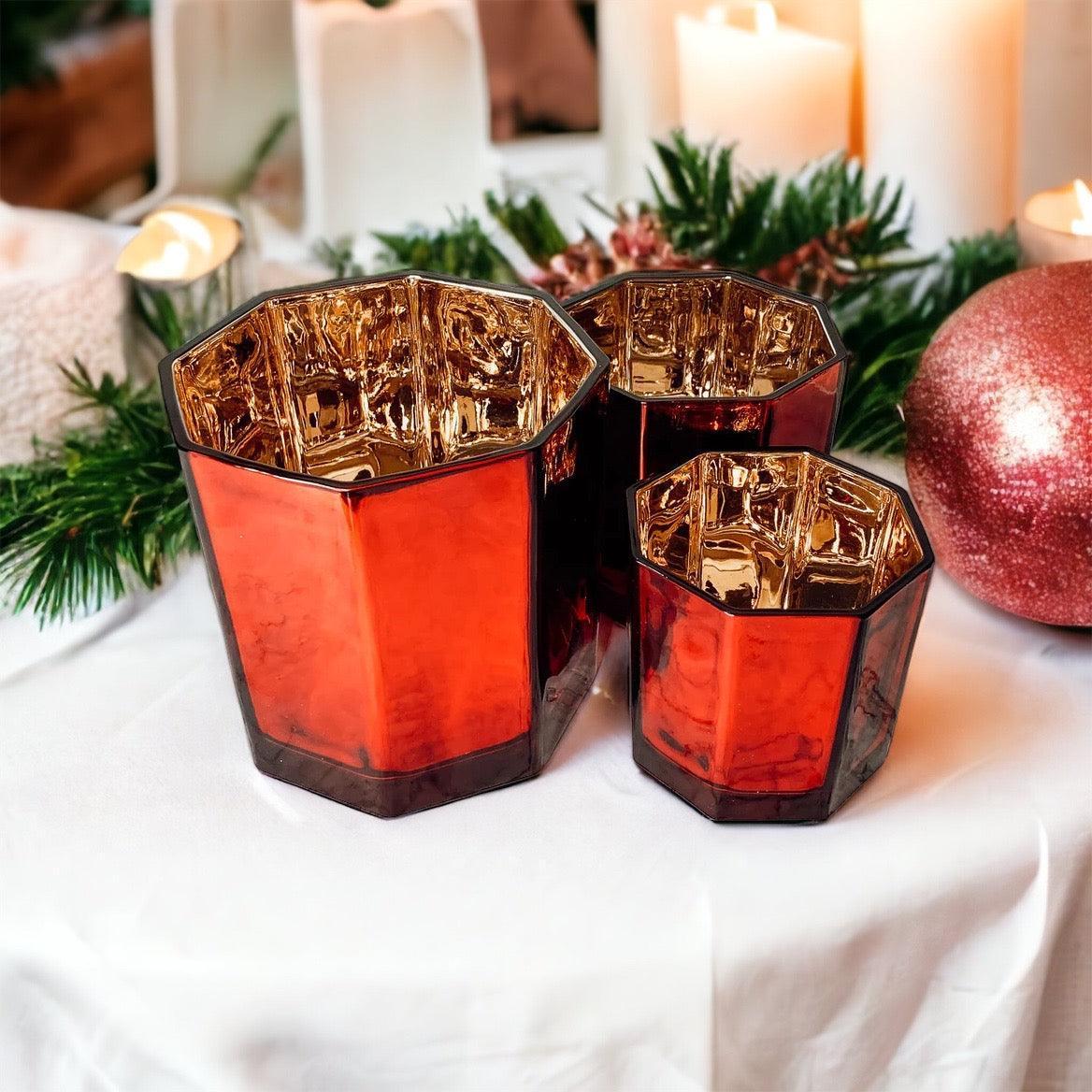 Red Candle Vase Gia Roma