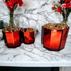 Red Candle Vase Gia Roma