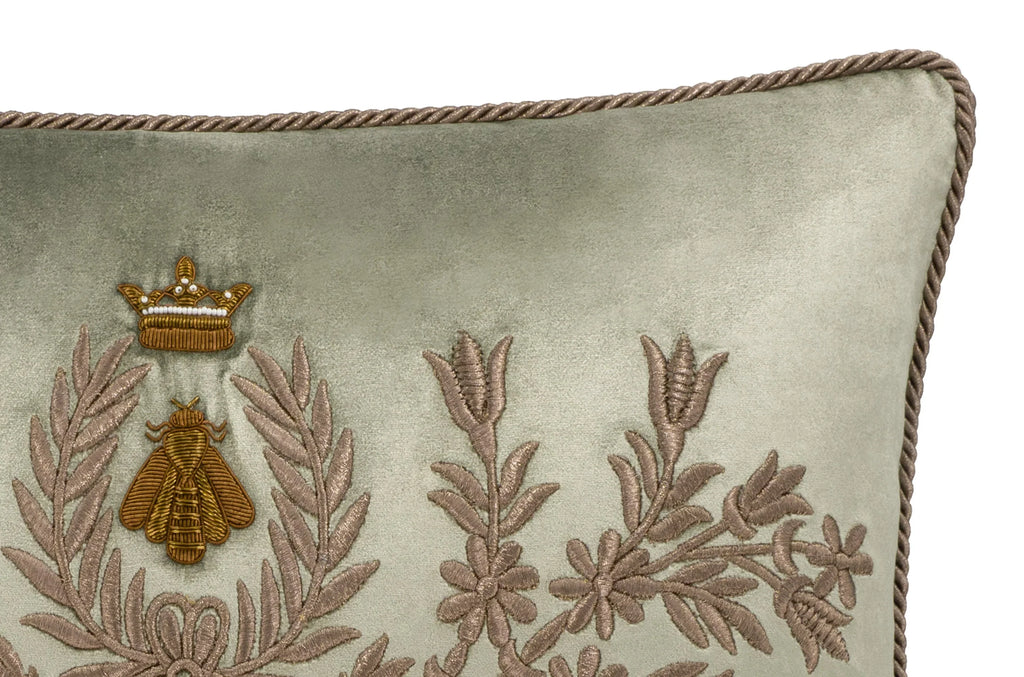 Regina Silk Velvet Throw Pillow Cover, 12 x 20