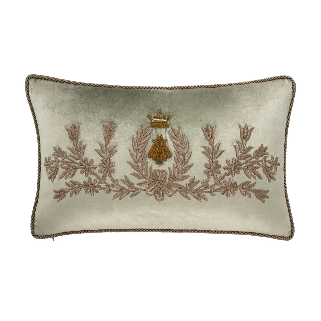 Regina Silk Velvet Throw Pillow Cover, 12 x 20