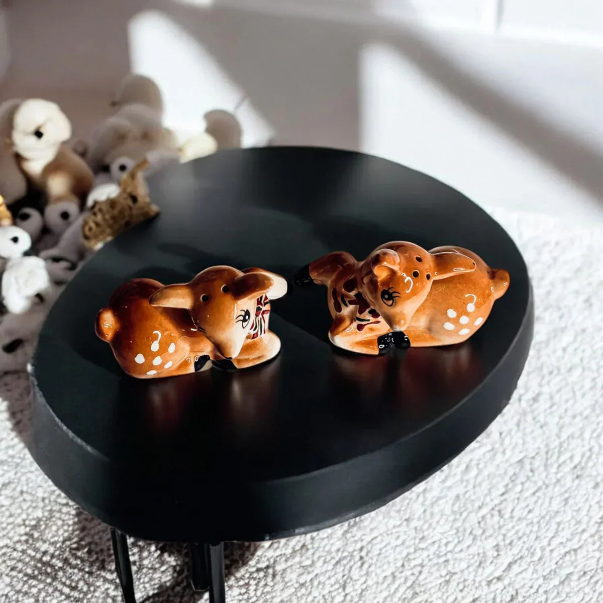 Reindeer Salt & Pepper Shakers Gia Roma
