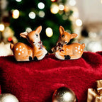 Reindeer Salt & Pepper Shakers Gia Roma