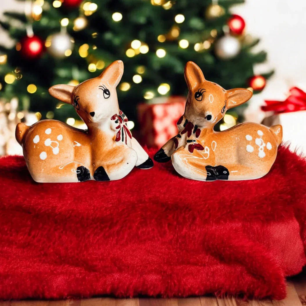 Reindeer Salt & Pepper Shakers Gia Roma