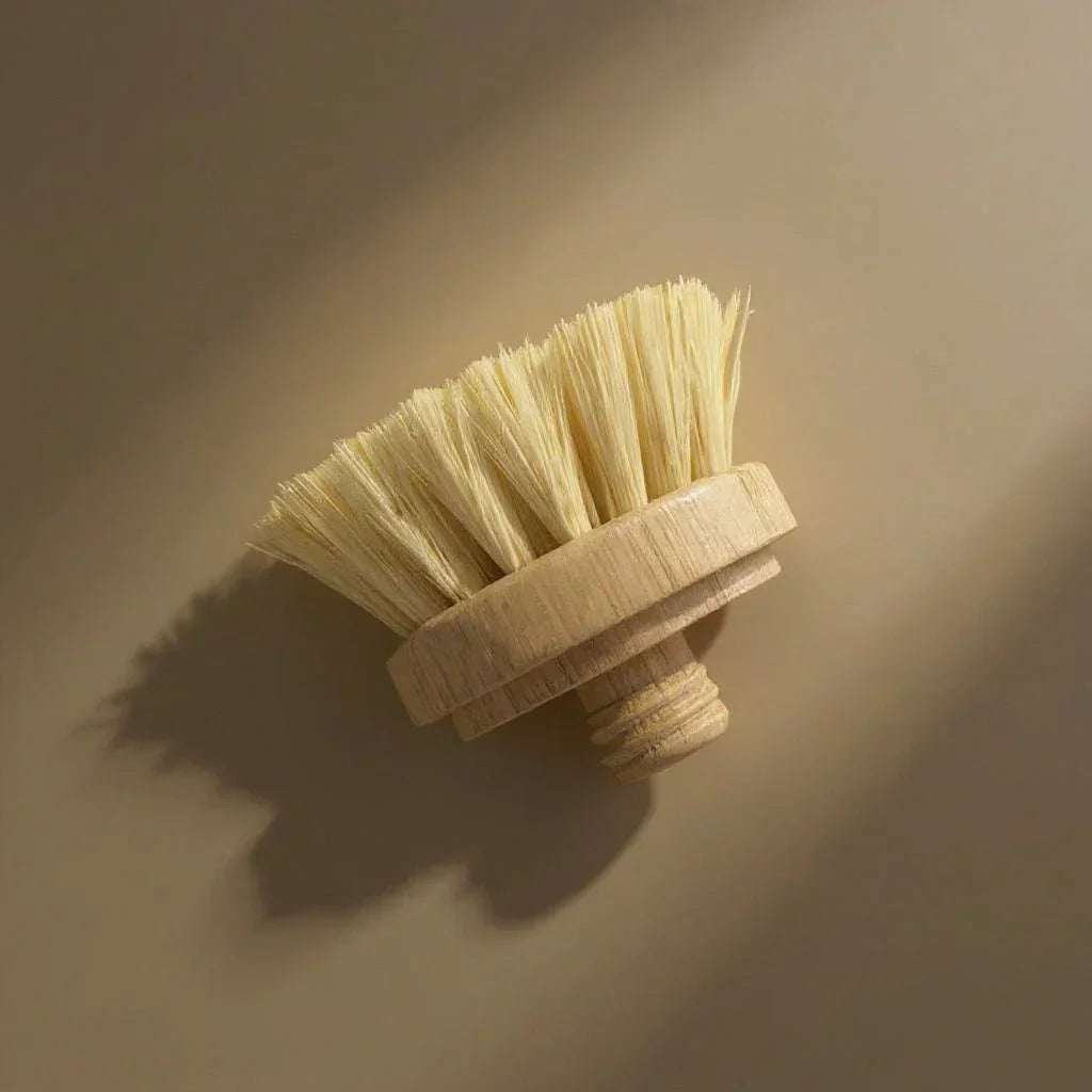 Replacement Screw on  Heads For Modular Bamboo Brushes Zero Waste Outlet