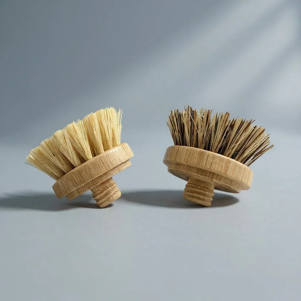 Replacement Screw on  Heads For Modular Bamboo Brushes Zero Waste Outlet