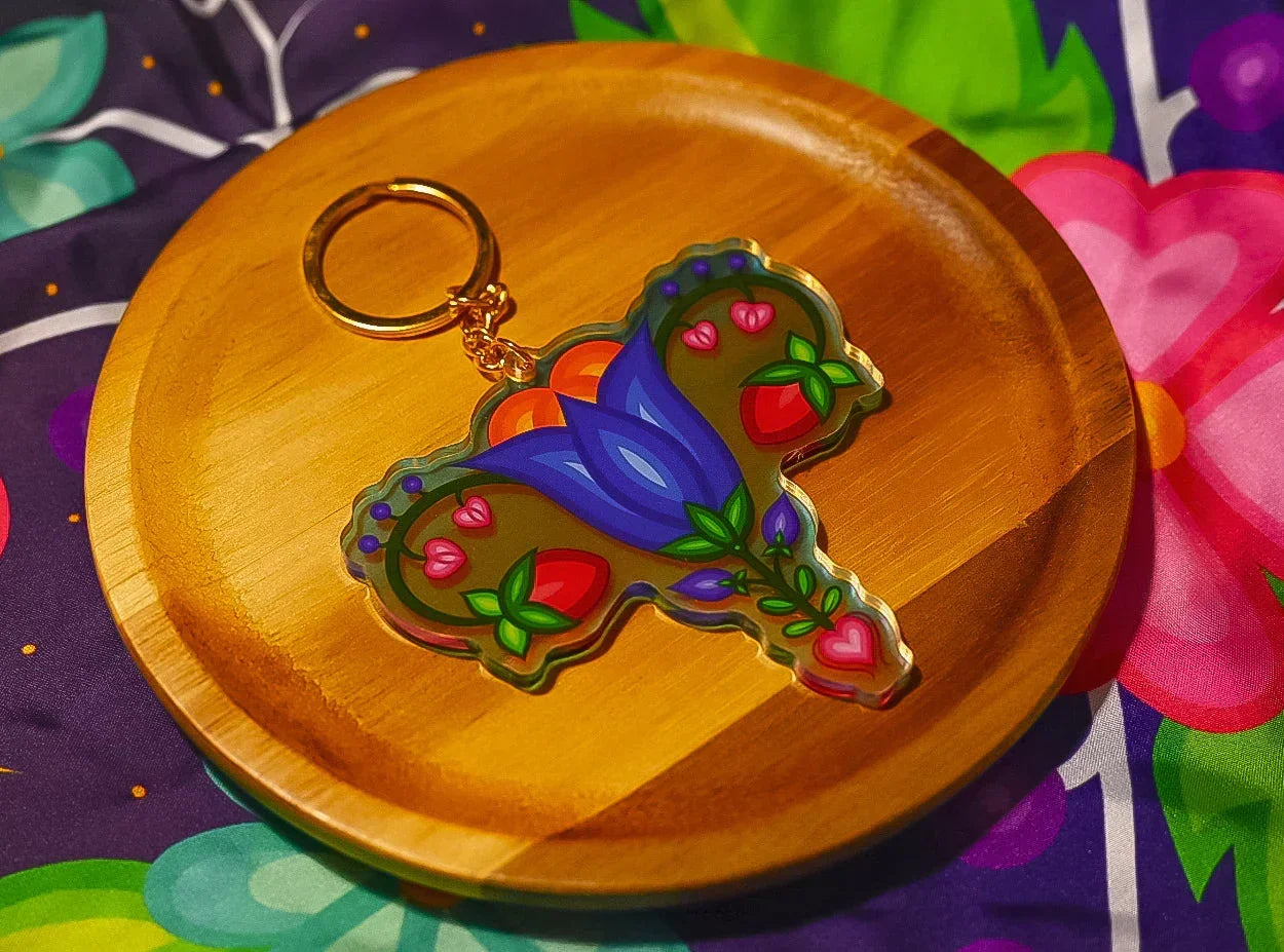 Reproductive Rights Jumbo Keychain Bizaanide'ewin