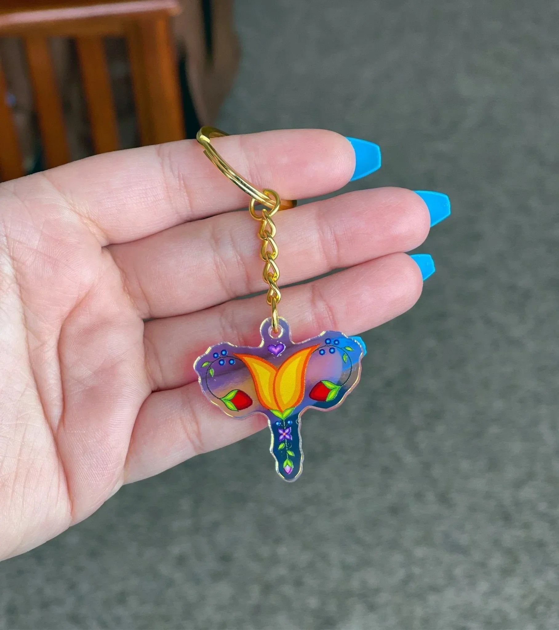 Reproductive Rights Keychain Bizaanide'ewin