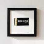 Republique Framed Print