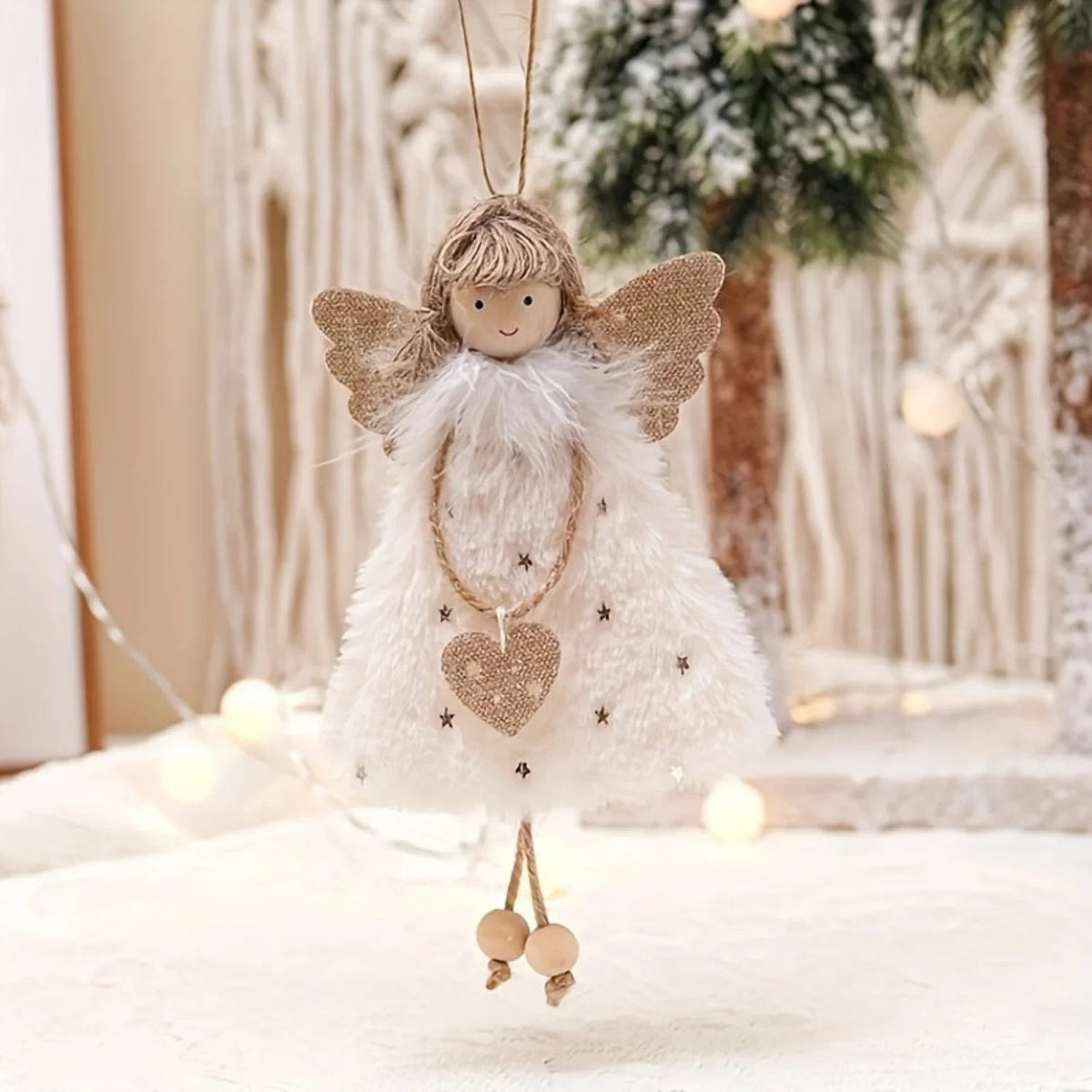 3pcs Plush Angel Doll Pendants - Perfect for Christmas, New Year's, Birthdays, Weddings & Valentine's Day Decorations House Of Avana [[SKU:HOA-SCU-211]]