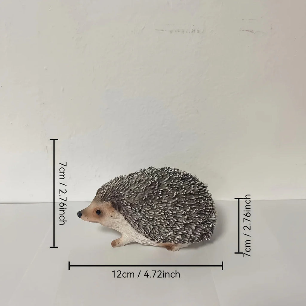 [Charming Hedgehog Statue] Resin Hedgehog Statue - Charming Outdoor/Indoor Decor for Living Room, Bedroom, Entryway, Garden - Realistic Fur Texture, Detailed Craftsmanship - Perfect Valentine's Day Gift & Home Decoration House Of Avana