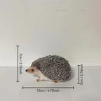 [Charming Hedgehog Statue] Resin Hedgehog Statue - Charming Outdoor/Indoor Decor for Living Room, Bedroom, Entryway, Garden - Realistic Fur Texture, Detailed Craftsmanship - Perfect Valentine's Day Gift & Home Decoration House Of Avana
