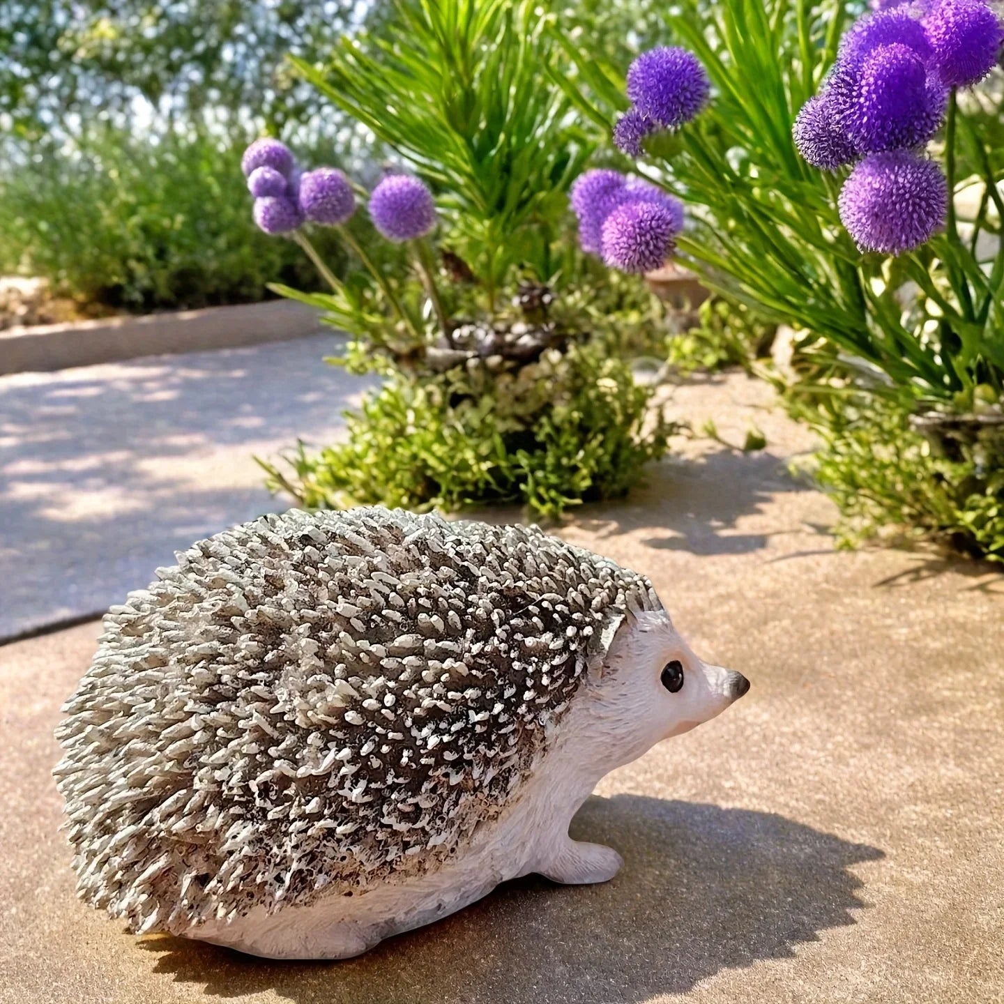 [Charming Hedgehog Statue] Resin Hedgehog Statue - Charming Outdoor/Indoor Decor for Living Room, Bedroom, Entryway, Garden - Realistic Fur Texture, Detailed Craftsmanship - Perfect Valentine's Day Gift & Home Decoration House Of Avana