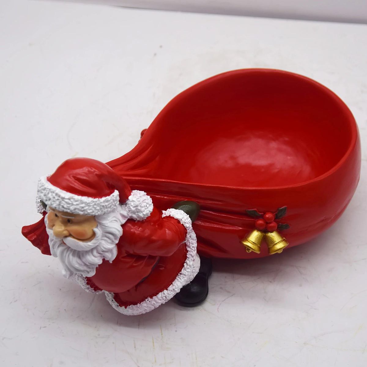 1 Santa Claus Resin Figurine with - Versatile Home Decoration, Suitable for Living Room, Bedroom And Entryway, Can Be Used As a Collection of Christmas, Halloween And Autumn Home Decoration, Christmas Decorations House Of Avana [[SKU:HOA-SCU-217]]