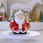 1 Santa Claus Resin Figurine with - Versatile Home Decoration, Suitable for Living Room, Bedroom And Entryway, Can Be Used As a Collection of Christmas, Halloween And Autumn Home Decoration, Christmas Decorations House Of Avana [[SKU:HOA-SCU-217]]