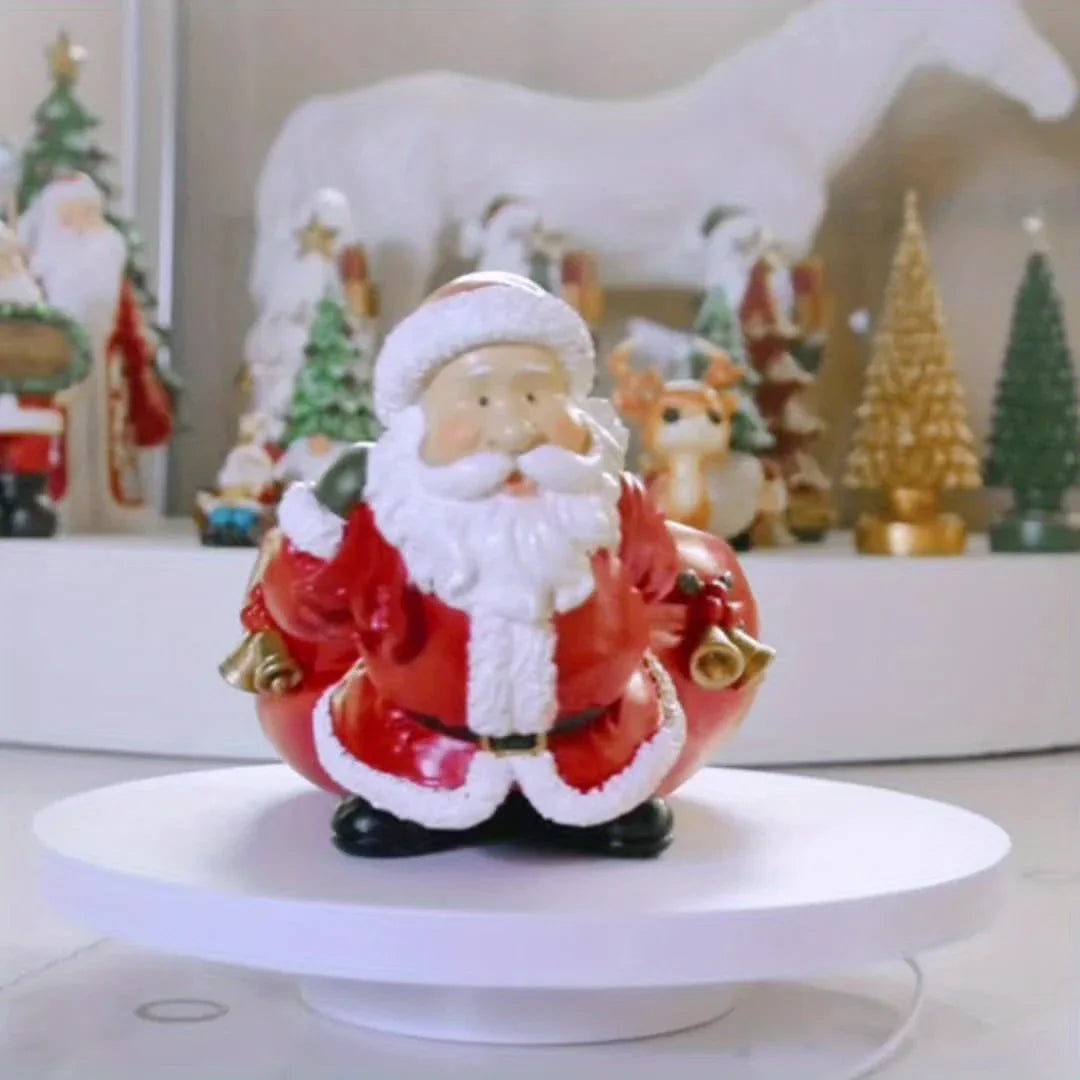 1 Santa Claus Resin Figurine with - Versatile Home Decoration, Suitable for Living Room, Bedroom And Entryway, Can Be Used As a Collection of Christmas, Halloween And Autumn Home Decoration, Christmas Decorations House Of Avana [[SKU:HOA-SCU-217]]
