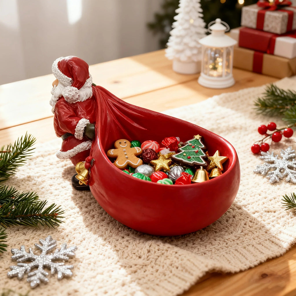 1 Santa Claus Resin Figurine with - Versatile Home Decoration, Suitable for Living Room, Bedroom And Entryway, Can Be Used As a Collection of Christmas, Halloween And Autumn Home Decoration, Christmas Decorations House Of Avana