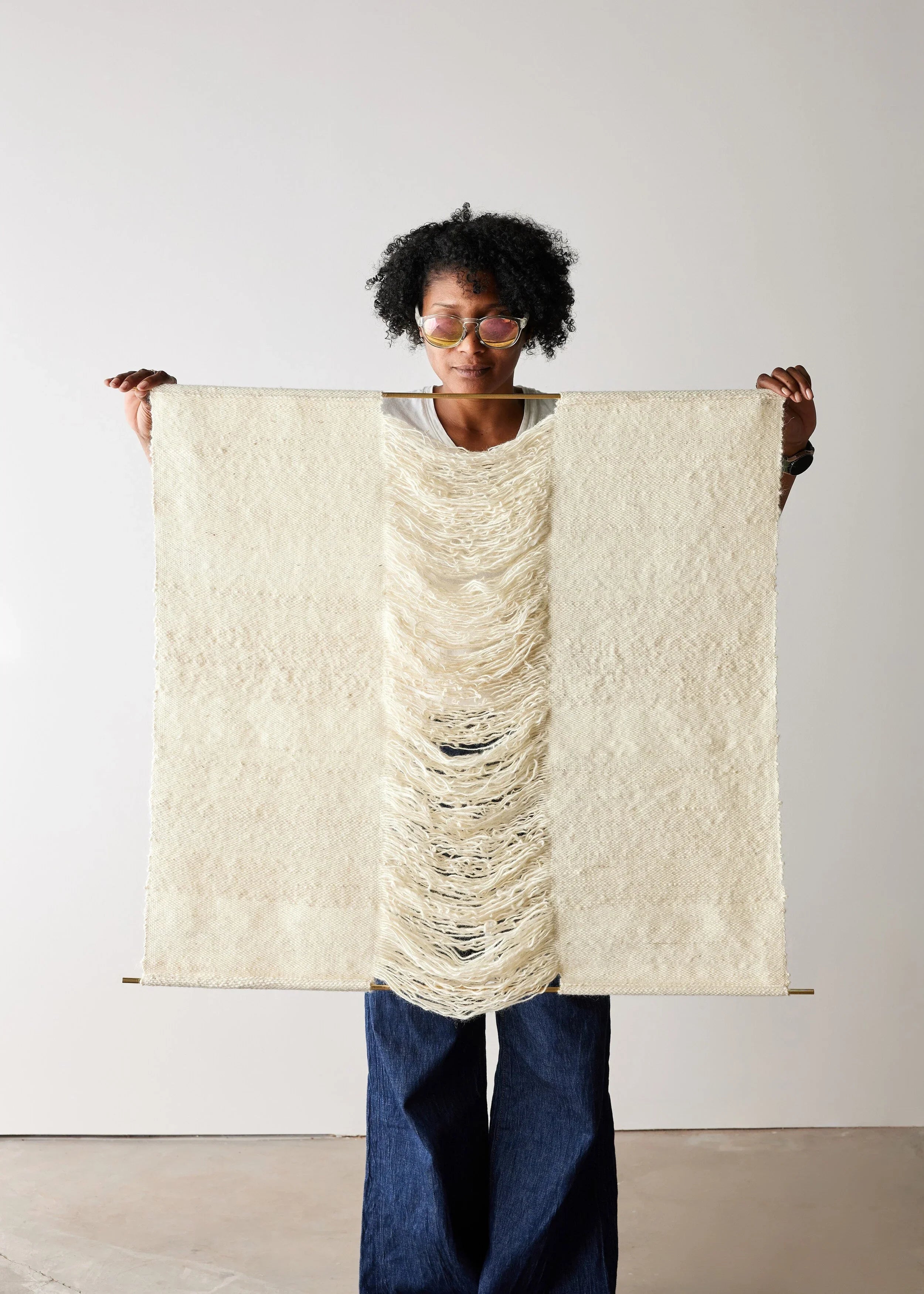 Respiro Handwoven Cotton Wall Hanging Kanju Interiors