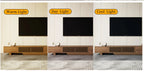 Retractable Grid TV Cabinet Walnut 198.12-261.62 cm Extension Modern Living Room Furniture with 2 Drawers 2 Storage, Home Entertainment Unit, Media Console, Stylish Cabinet, Sleek Furniture, Durable Hardwood, Sturdy Build, Sp House Of Avana
