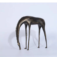 Retro Cast Iron Stylized Abstract Horse Statue House Of Avana