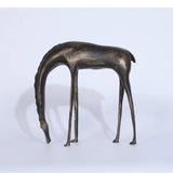 Retro Cast Iron Stylized Abstract Horse Statue House Of Avana