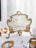 Rococo Jewelry Display in Gold Vintage Shopper