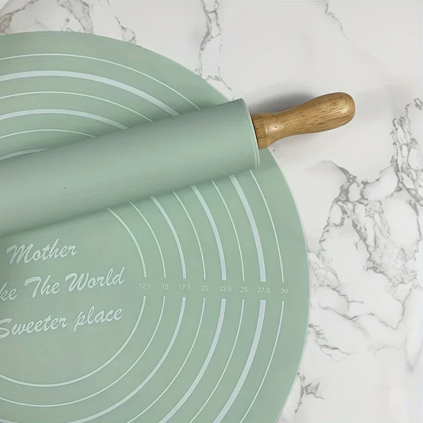 Rolling Pin - Silicone Round Set