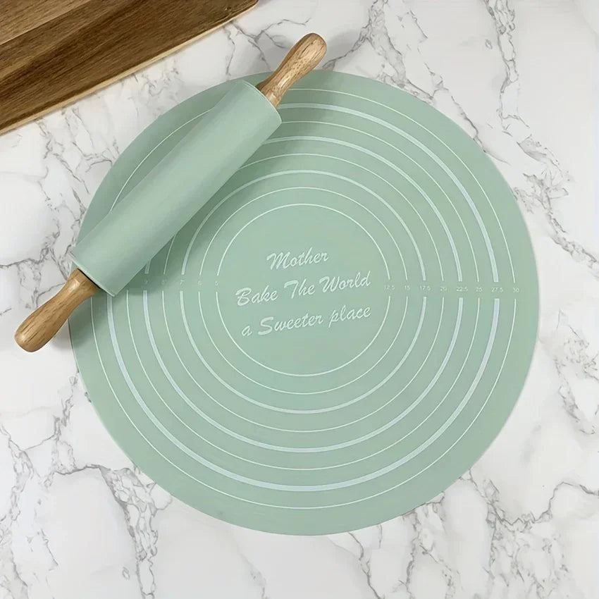 Rolling Pin - Silicone Round Set