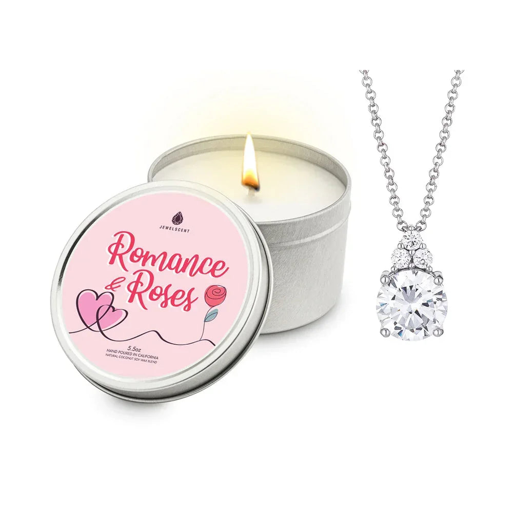 Romance & Roses 5.5oz Tin Jewelry Candle JewelScent