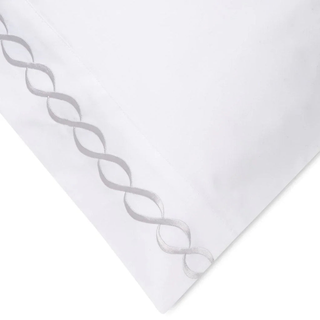 600 Thread Count Rope Embroidered Pillowcase Pair Mélange Home