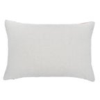 Rosa Silk Velvet Ikat Throw Pillow Cover X 24, side view - House Of Avana