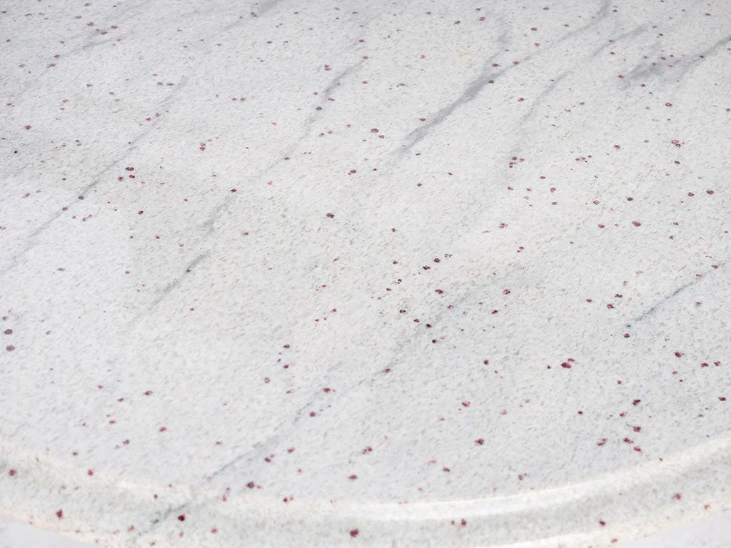 Round Granite Table with Cross Base Enrico Bartolini